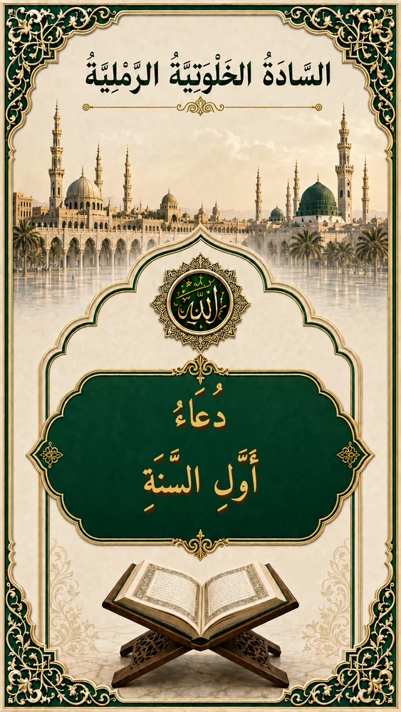 غلاف دُعَاءُ أَوَّلِ السَّنَةِ