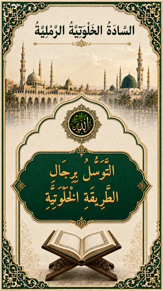 غلاف التَّوَسُّلُ بِرِجَالِ الطَّرِيقَةِ الْخَلْوَتِيَّةِ