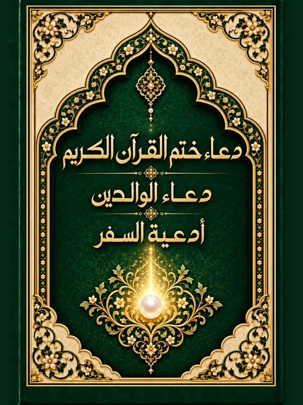 غلاف دعاء ختم القرآن