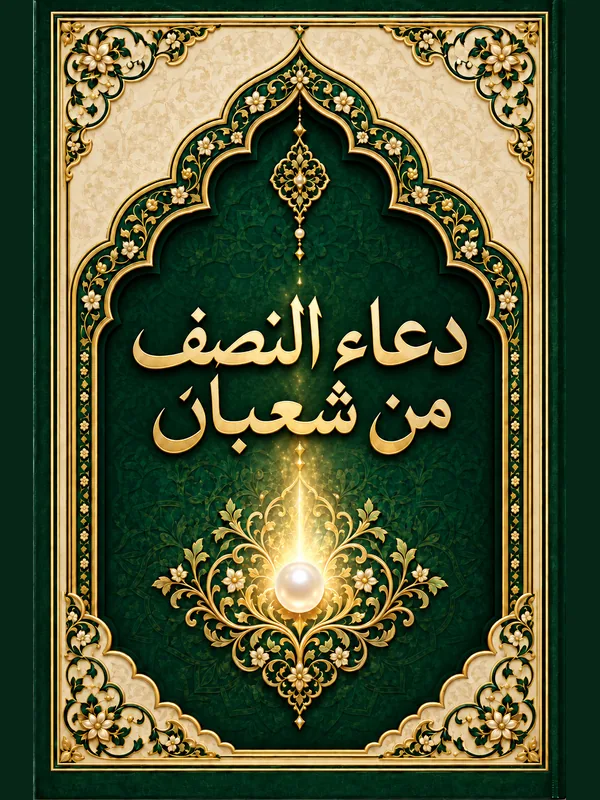 غلاف دُعَاءُ النِّصْفِ مِنْ شَعْبَانَ